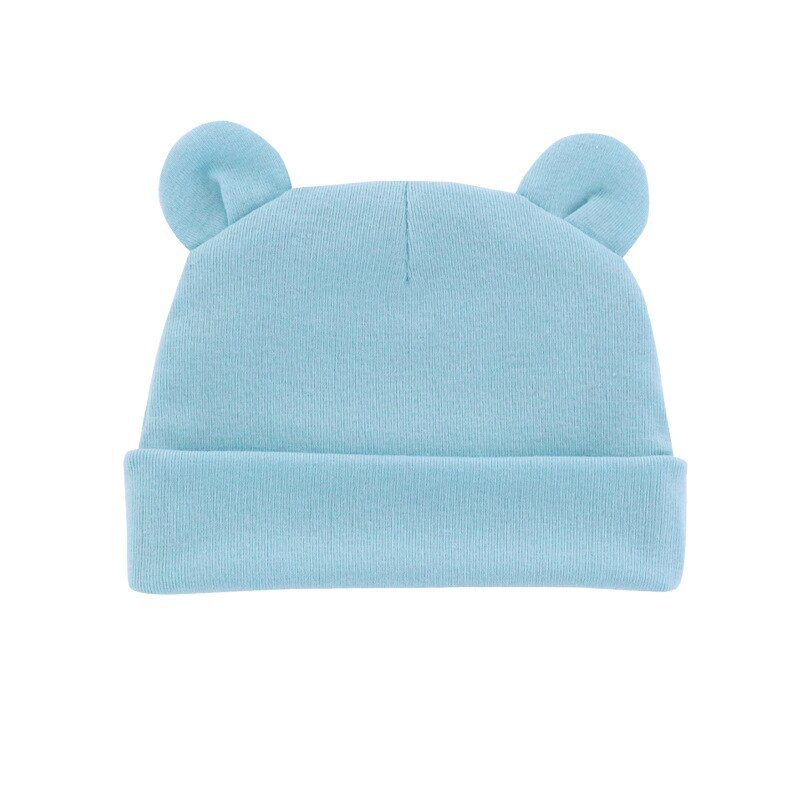 Hoeden Peuter Cap Voor Jongen Pasgeborenen Kinderkleding Kids Hoofddeksels Cap Meisje Leuke Beanie Cartoon Baby Pasgeboren Kleding Baby kleding: Blauw