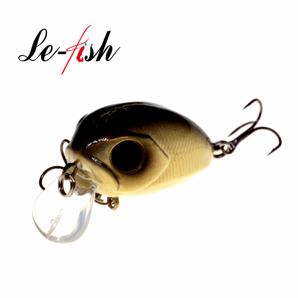 Le fish-Señuelos de Pesca ultraligeros, 32mm, 4g, micro wobbler, trucha, perca, Lucio, Crankbait flotante