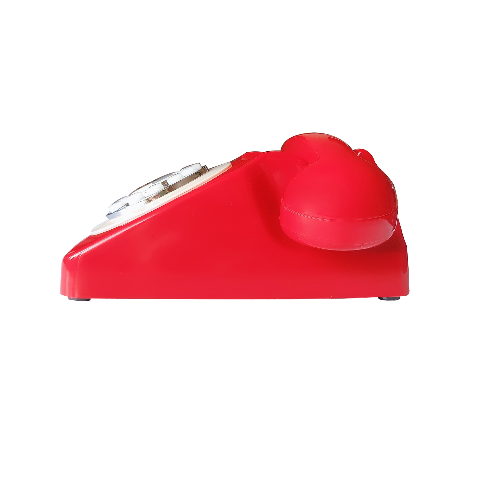 Red Retro Phone, Corded 60's Classic Telephone/Landline Phone/Wired Antique Telephone for Home/Office/Hotel