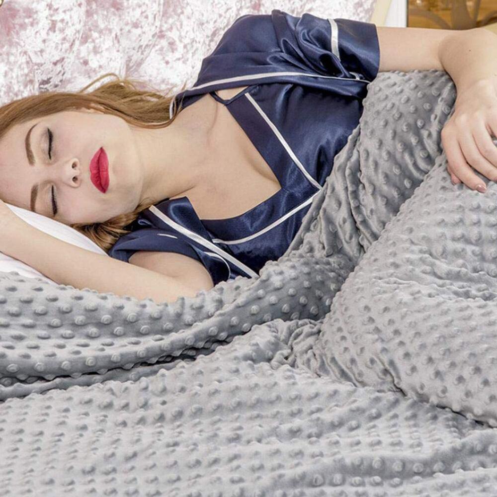Polyester Adult Weighted Blanket Quilt Sleep Helper For Anxiety Insomnia Stress Set Bedspread Plush Cover For Bed Sofa Warm