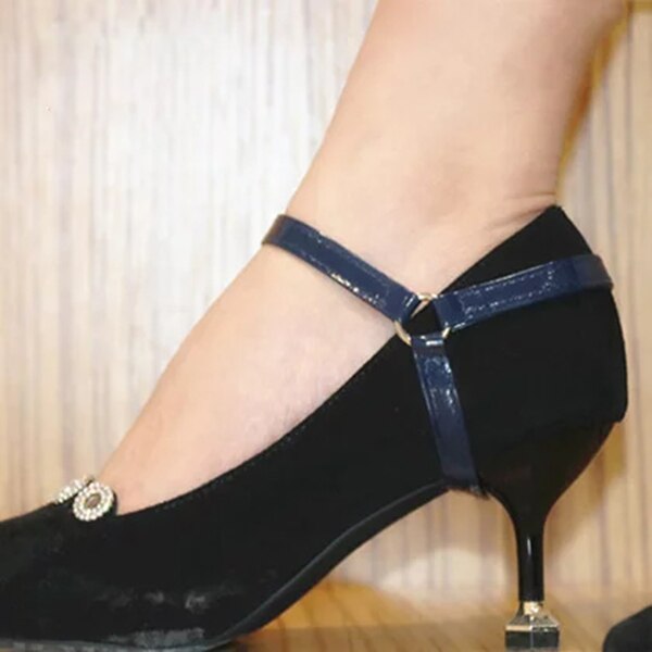 1 par de correas para zapatos para mujer tacones cordones altos accesorios desmontable Anti Suelto