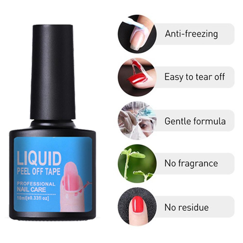 Anti-overflow Nail Polish Edge Protection Fast Drying Anti-dirty Art ...