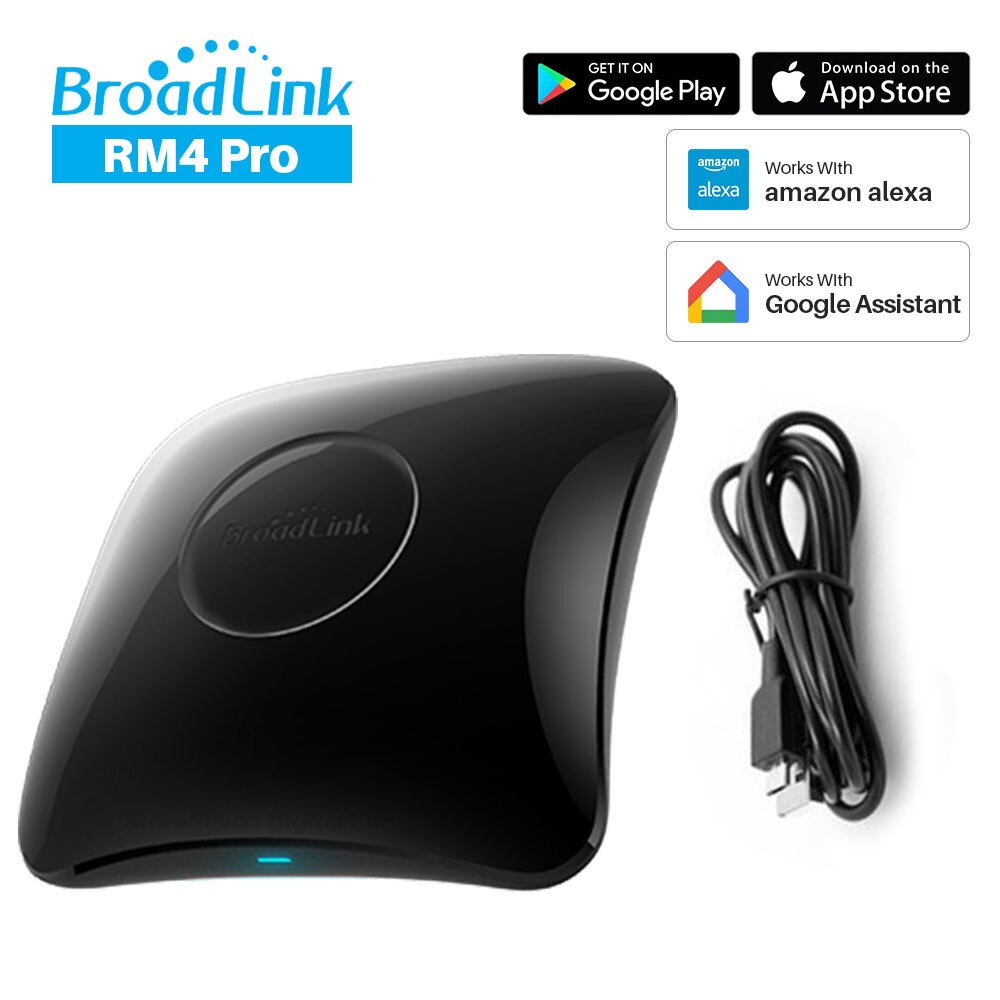 Broadlink  rm4 pro  rm4c mini universel intelligent fjernbetjening smart home automation kompatibel alexa google home: Valgmulighed 4