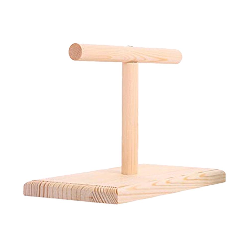 Percha para pájaros, juguetes para loros, soporte de madera Natural para colgar pájaros, soporte de madera para oficina, juguete para morder de Ave