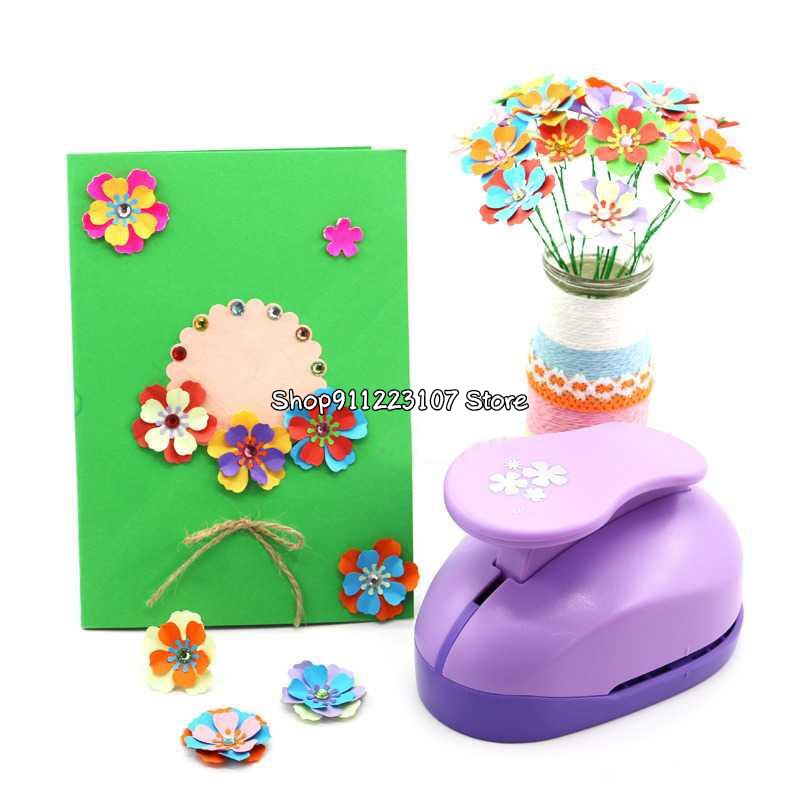 3&quot; Flower Punch Set Paper Perforator Ponsen Voor Papier Hole Puncher Scrapbook Cortador Embossing Crafts And Scrapbooking Tools