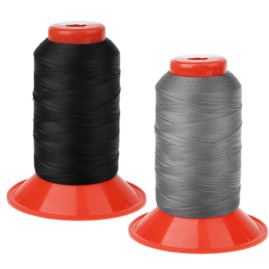 2 uds. De hilo de nailon para pulsera, carrete de joyería, artesanía de cuero costura, 500 metros
