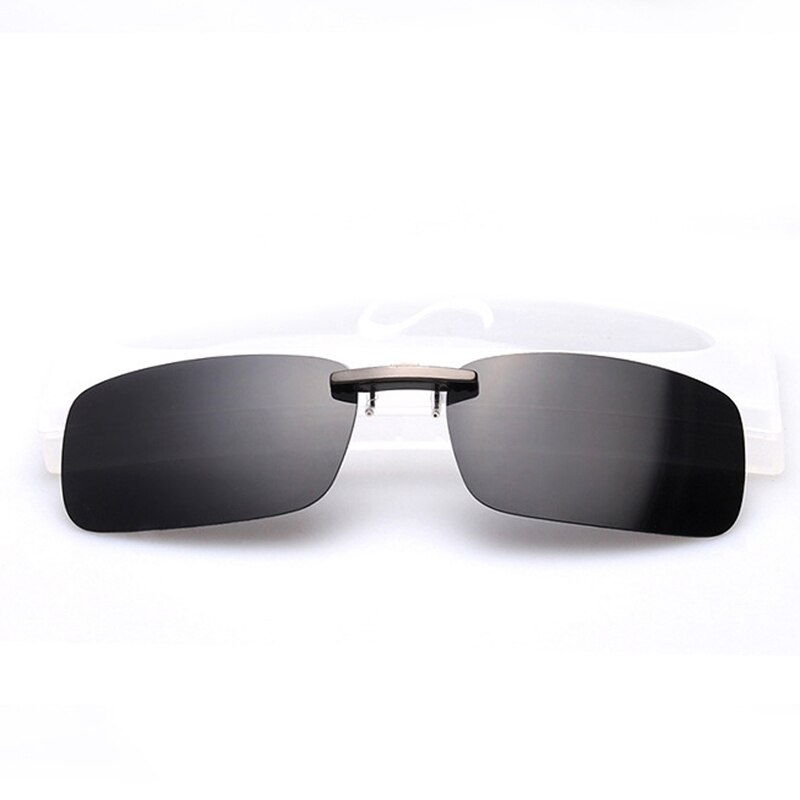 Men's Women's Polarized Day Night Vision Clip On Lens Glasses Sunglasses K3NF