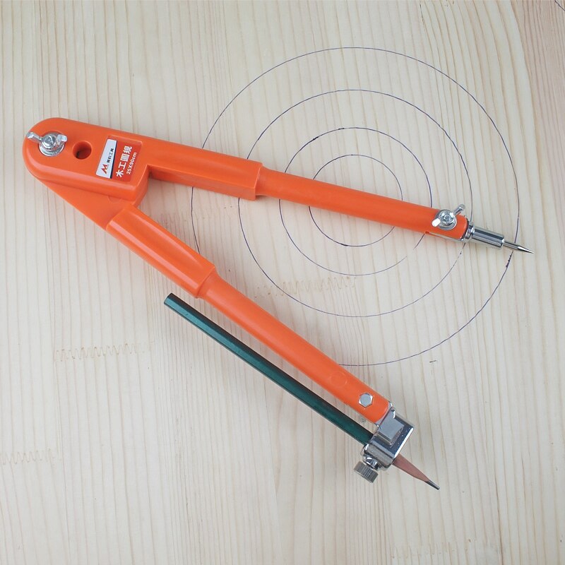 Precision Pencil Compasses Large Diameter Adjustable Dividers Marking and Scribing Compass for Plastic