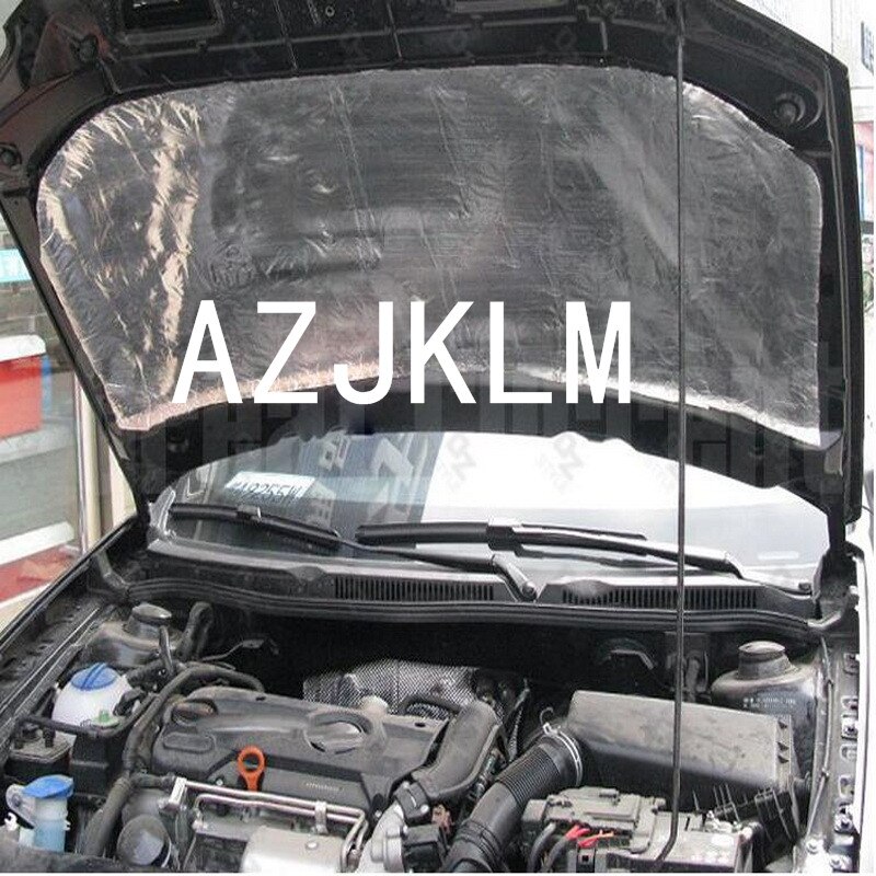 1mx1m Kit White 5mm Thick Sound Control Sound Proofing Thermal Aluminum Anti Vibration Mat Self Backed Adhesive Sheet