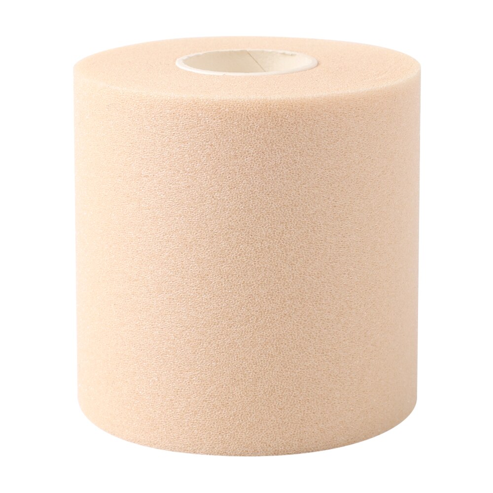 Skum bomull hud film selvklebende elastisk bandasje albue kne hud maske film skum underwrap sports pre-wrap for atletisk tape: Hudfilm  (7 cmx 27m)