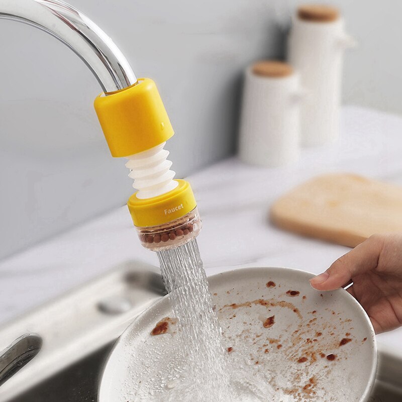 Universele Kraan Extension 360 Graden Aanpassing Waterbesparing Waskolf Splash Hoofd Tap Water Filter Keuken Kraan Accessoires