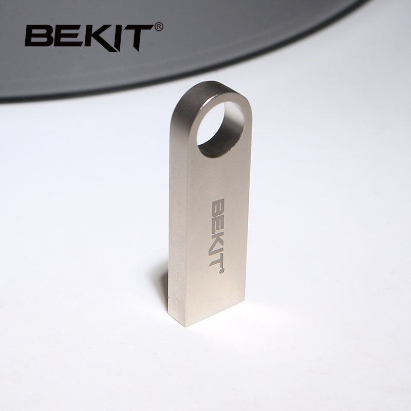 Bekit usb-stick 64gb metalen pendrive hoge snelheid usb-stick 32gb pendrive werkelijke capaciteit 16gb 8gb usb 2.0 flash