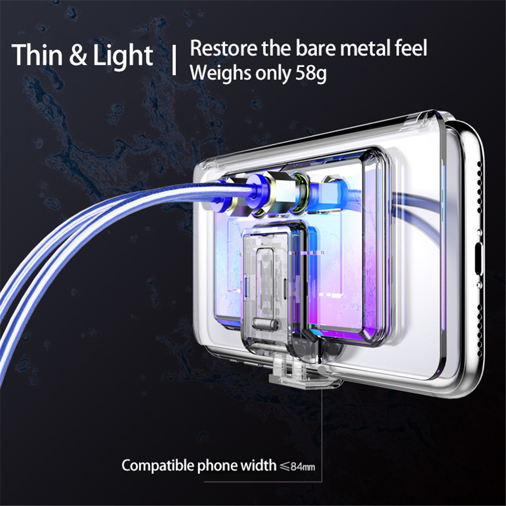 Universal Handy Wasser Kühlung Kühler Einstellbar Tragbare Fan Halter Telefon Wasser Kühler Für iPhone Samsung 5G Handy
