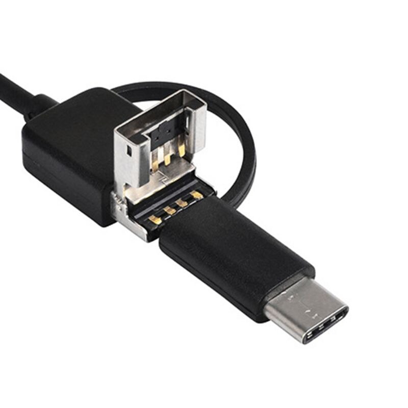 AN97 Mobile Phone OTG USB Endoscopy Camera 5.5mm/7mm Lens Waterproof 6 Adjustable LED Lights Inspection Endoscope