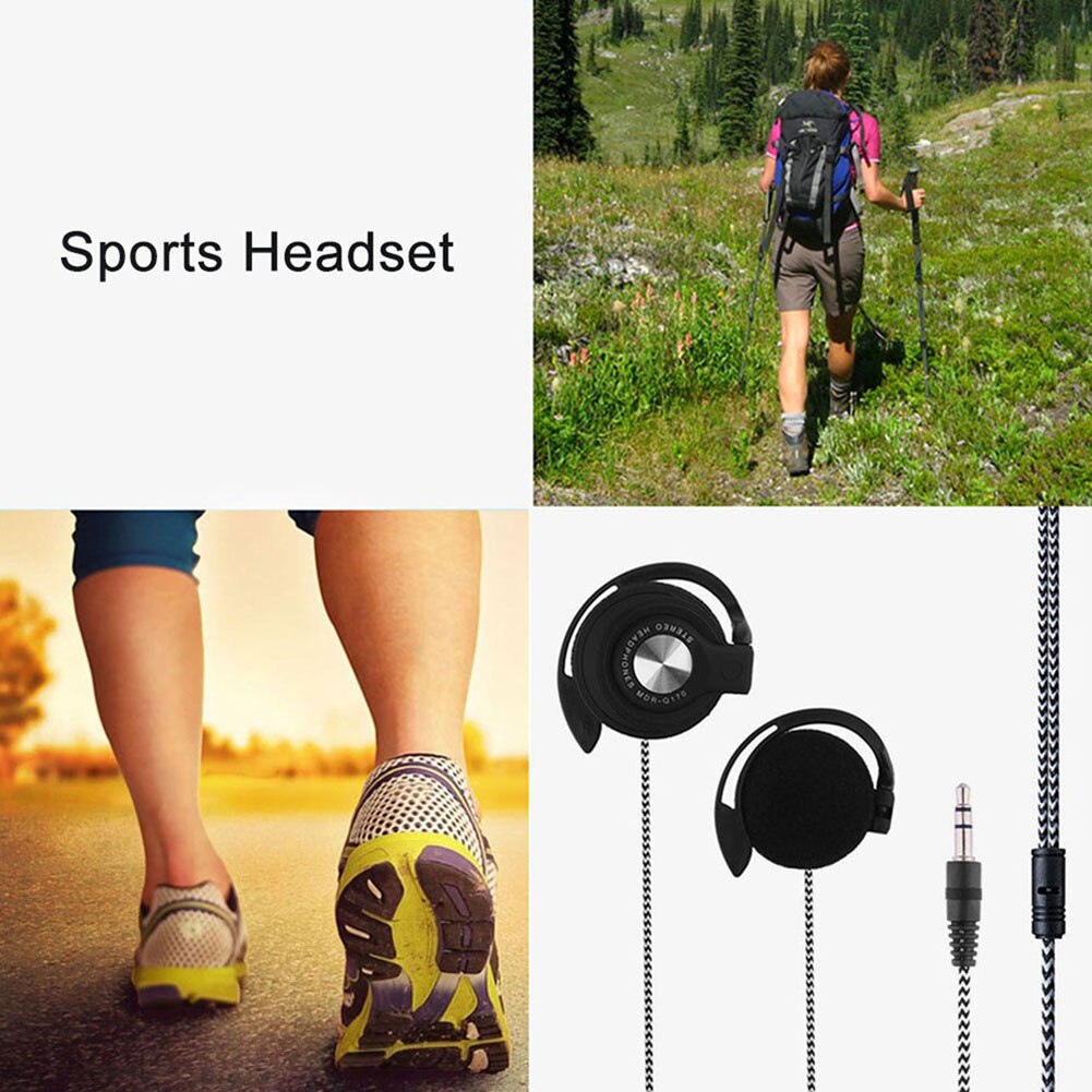 3.5Mm Sport Oordopjes Waterdichte Sport Running Hoofdtelefoon Met Mic Oor Haken Bass Headsets Voor Telefoon Xiaomi Muziek Headsets