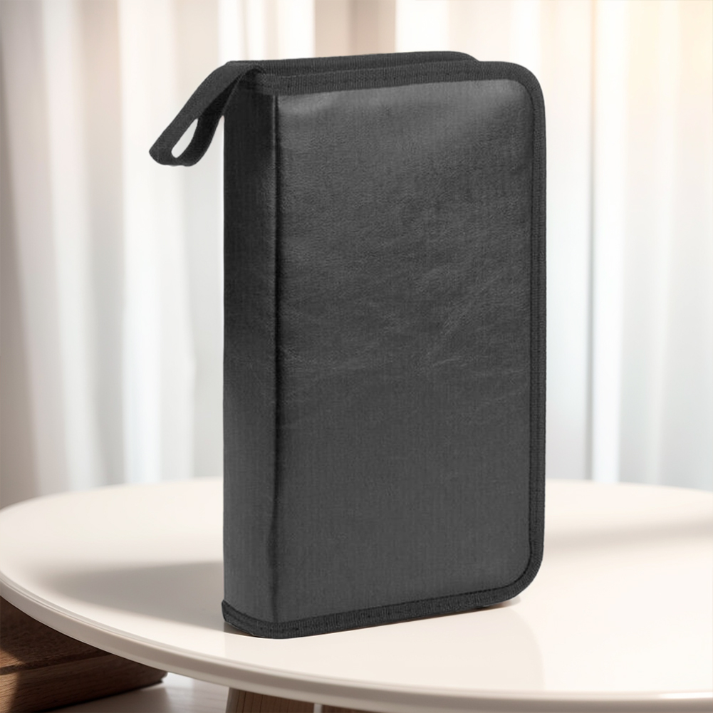 80 Disc CD Aufbewahrung tasche CD/DVD Disc Trage tasche Handtasche mit Reiß verschluss Doppelseite Album Aufbewahrung halter Home Car CD DVD Organizer Box