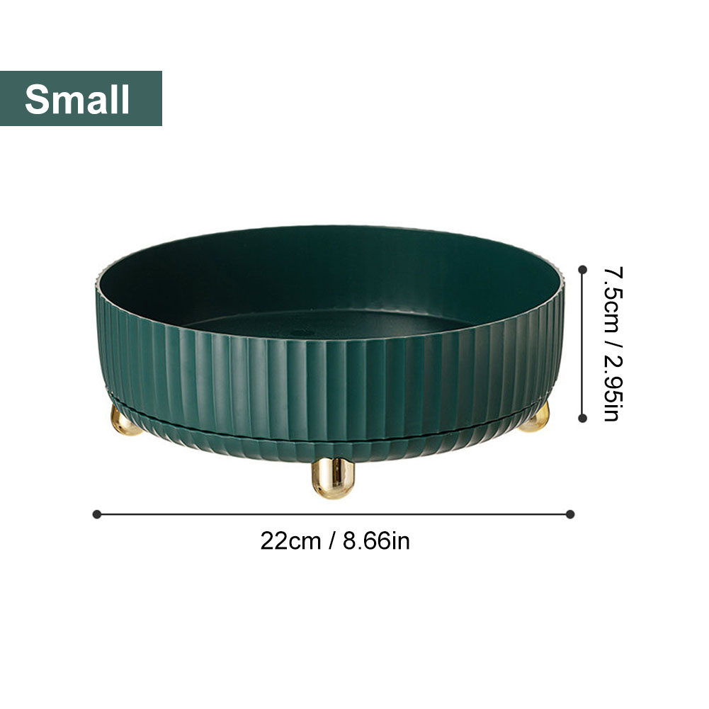 Estante de especias antideslizante con rotación de 360 grados, mueble de despensa, tocadiscos con contenedor de almacenamiento de Base ancha, organizador giratorio para condimentos de cocina: Negro