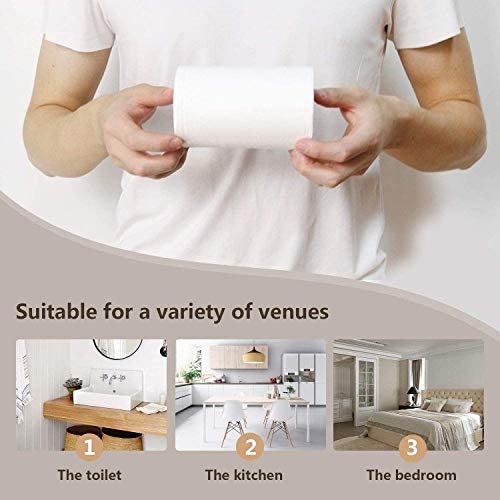 Rollos de papel higiénico a granel 80g/rollo blanco suave papel higiénico a granel, libre de séptico fácil Degradable 3 capas de papel higiénico Natural