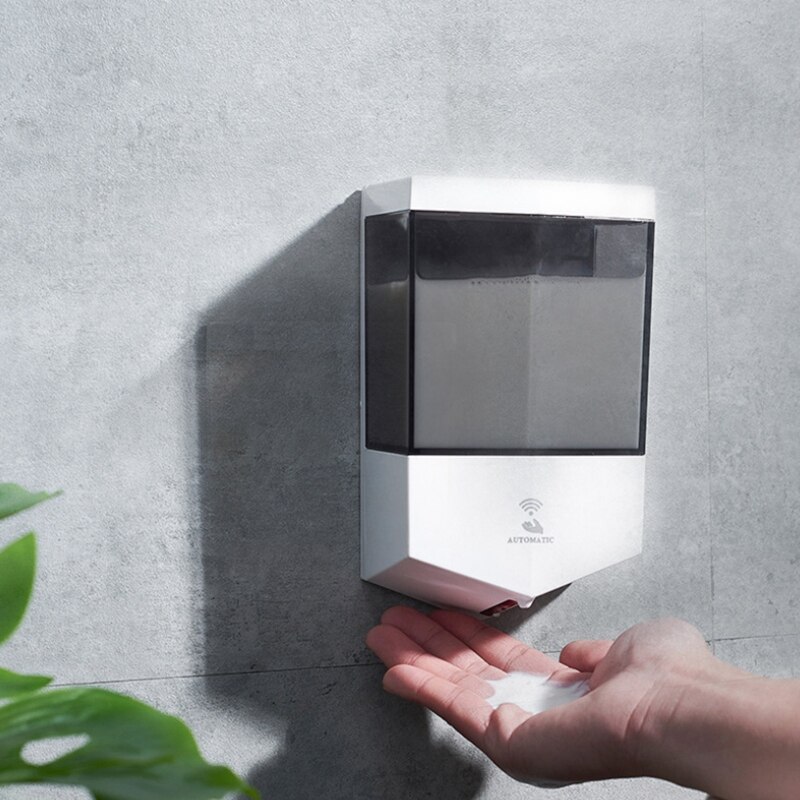 Ligent automatisk induktionssæbedispenser væghængt sæbedispenser stor kapacitet 650ml