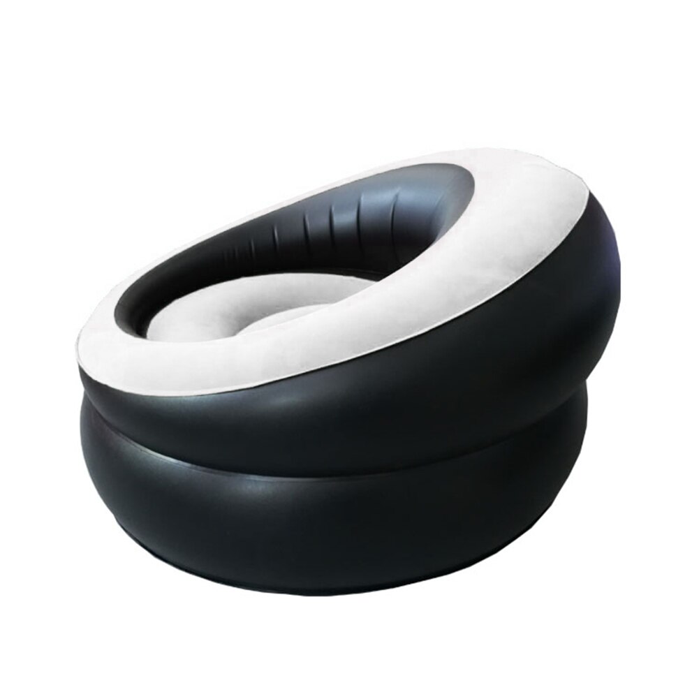 Inflatable Sofa Flocking Air Seat Chair Outdoor Camping Picnic Hiking Lazy Sofa Outdoor Products Fast Infaltable Air Sofa