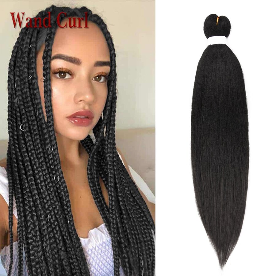 Easy Twist Pre Stretched Braiding Hair Extensions 26 Inch Water Setting Synthetic Fiber Easy Braids Hair 90g