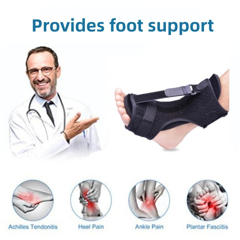 1PC Plantar Fasciitis Night Splint Adjustable Ankle Brace Foot Brace for Plantar Fasciitis Arch Foot Pain Achilles banket