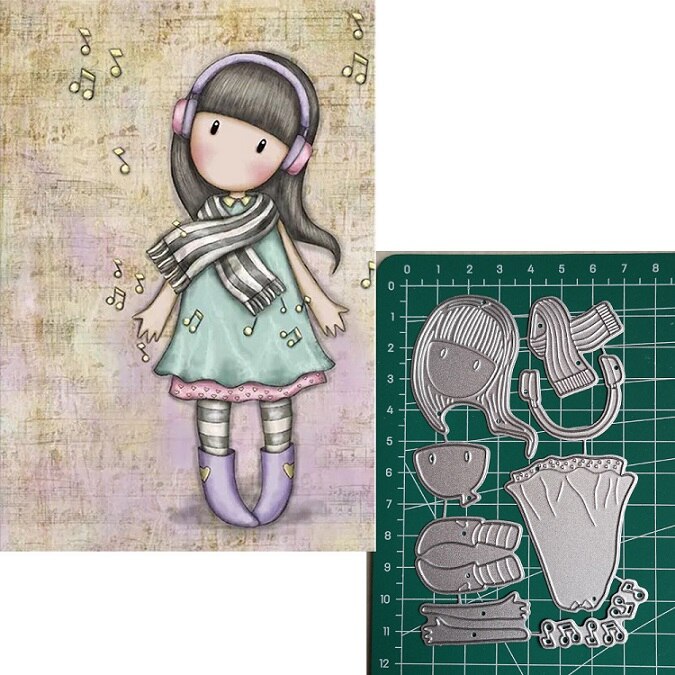 76 Clown mädchen schablonen für diy scrapbooking sterben neuheiten metall schneiden stirbt für karte, der rahmen stirbt