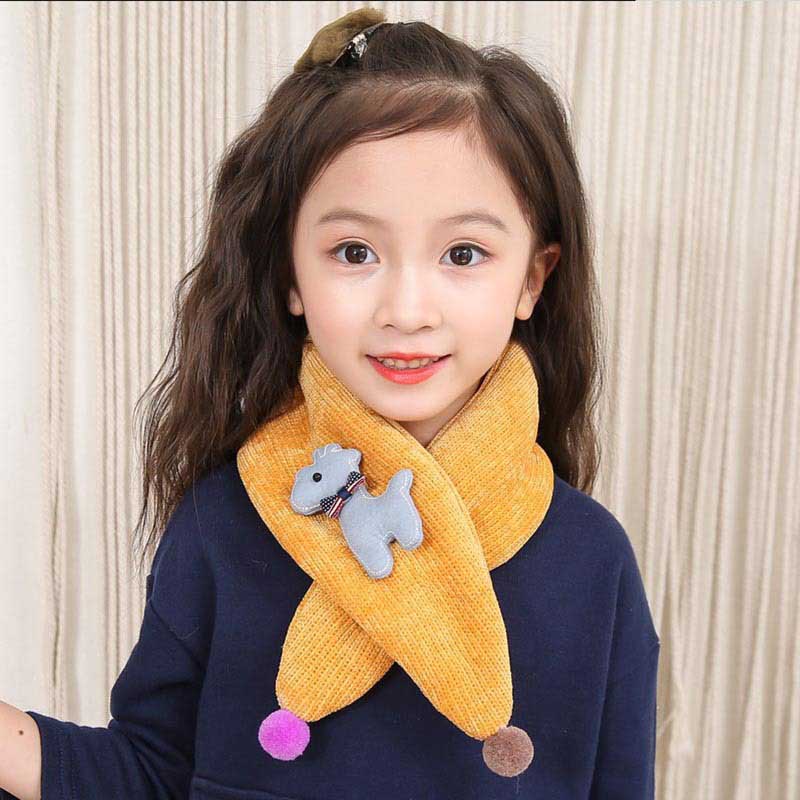 hiver enfants écharpes bébé garçons filles écharpe solide doux écharpe col enfants Stretch cou anneau enfants