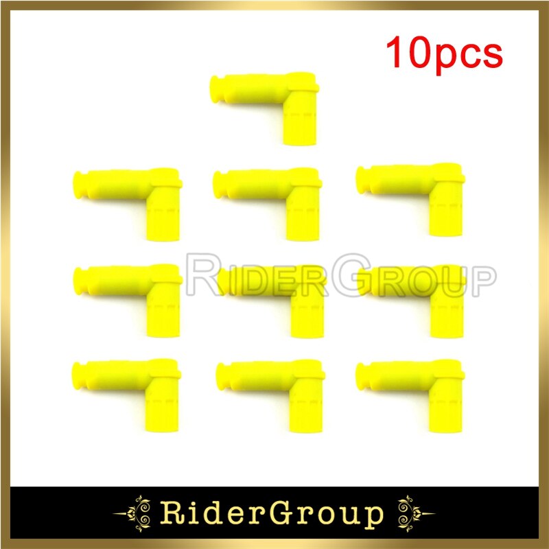 Yellow Rubber Ignition Coil Spark Plug For 50cc 70cc 90cc 110cc 125cc 140cc 150cc 160cc 200cc 250cc Pit Bike ATV Go Kart Scooter