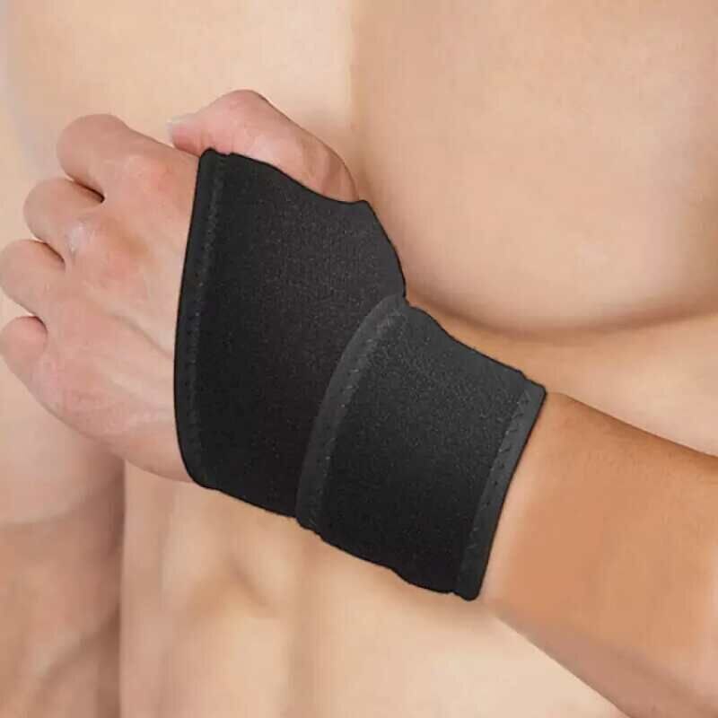 1pc sport gym krafttränings hängslen handled tyngdlyftning handledsskydd tryckmanschett handledsband omlott vindbälte män kvinnor