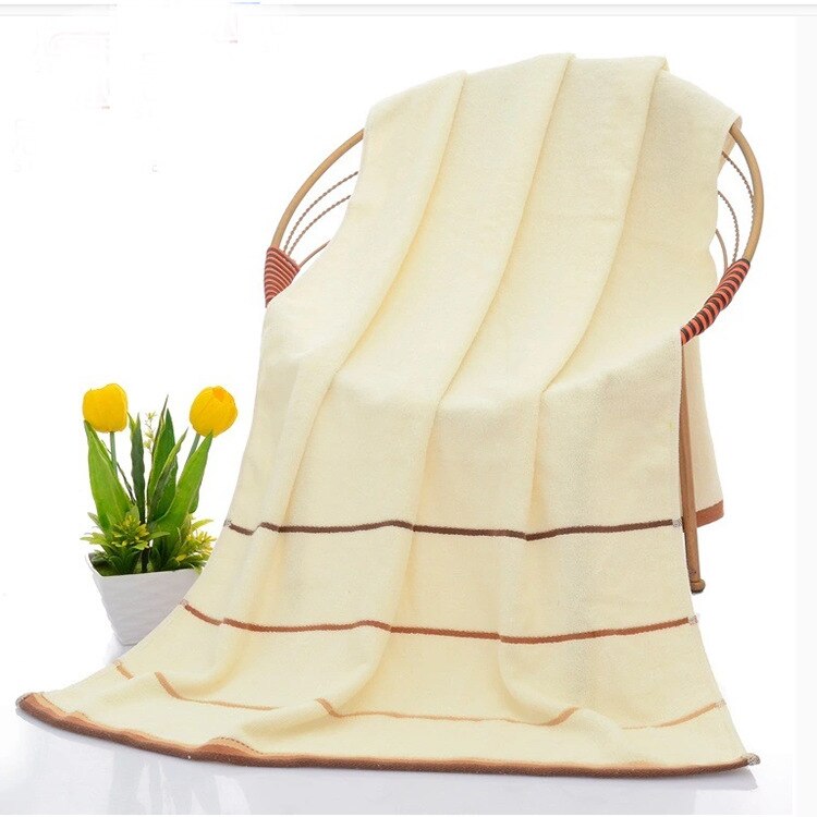 140X70 Cm 100% 6 Kleuren Dikke Pure Katoenen Handdoeken Voor Volwassenen Katoen Strand Handdoeken Vrouwen Soft Quick droog Grote Handdoeken Badkamer