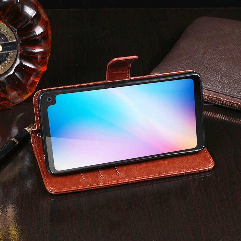 Case Voor Blackview BV6100 Lederen Back Shockproof Cover Flip Telefoon Case Voor Blackview BV6100 Cover Behuizing