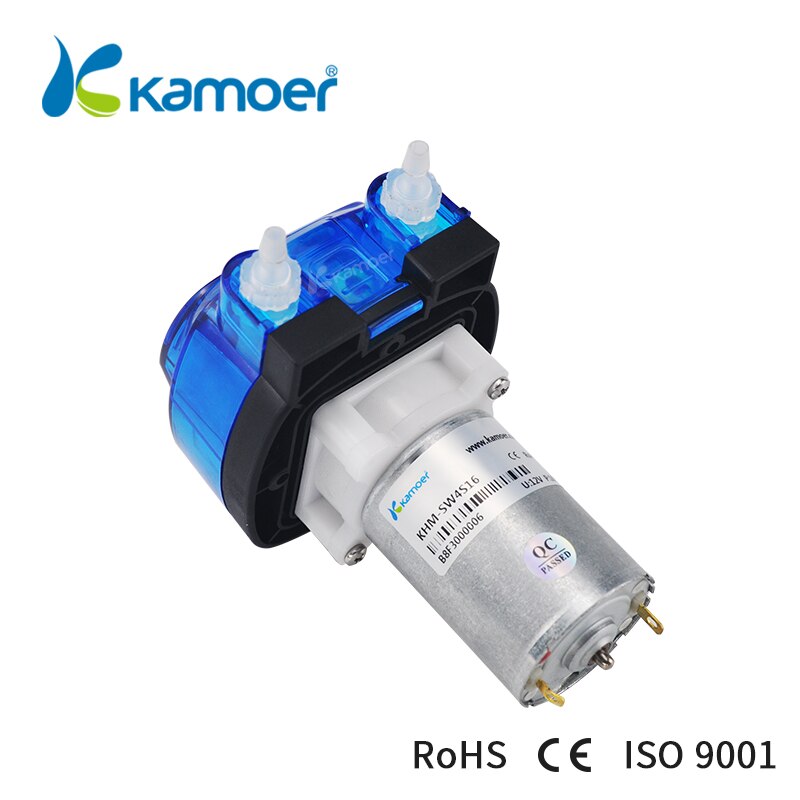 Kamoer Khm Hoge Precisie Peristaltische Pomp (Dc Motor 3 Rotors) met Plastic Gear Drive(Norprene Tunbe Of Siliconen Buis)