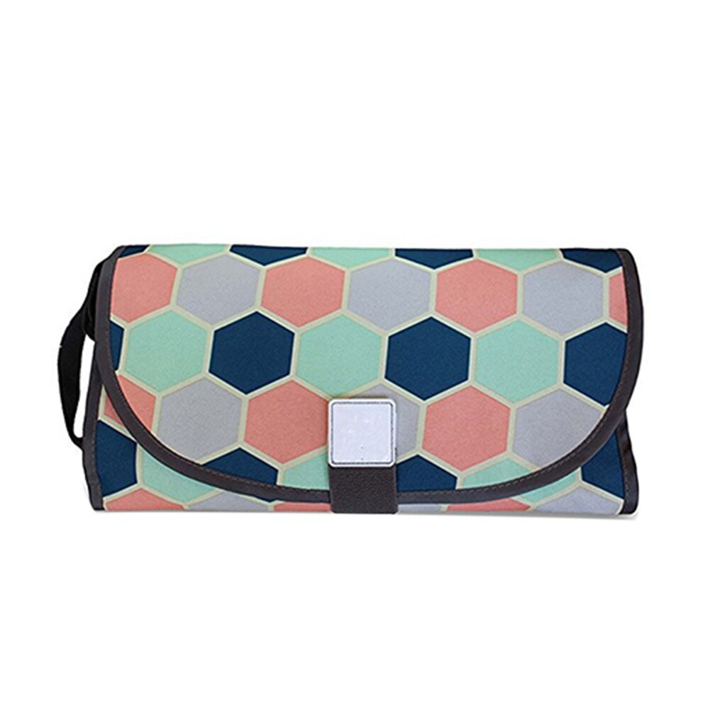 Baby Diaper Changing Mat Baby Changing Pad Waterproof Diaper Change Changing Table Baby Body Extender Portable Diaper Bag Travel: Hexagram