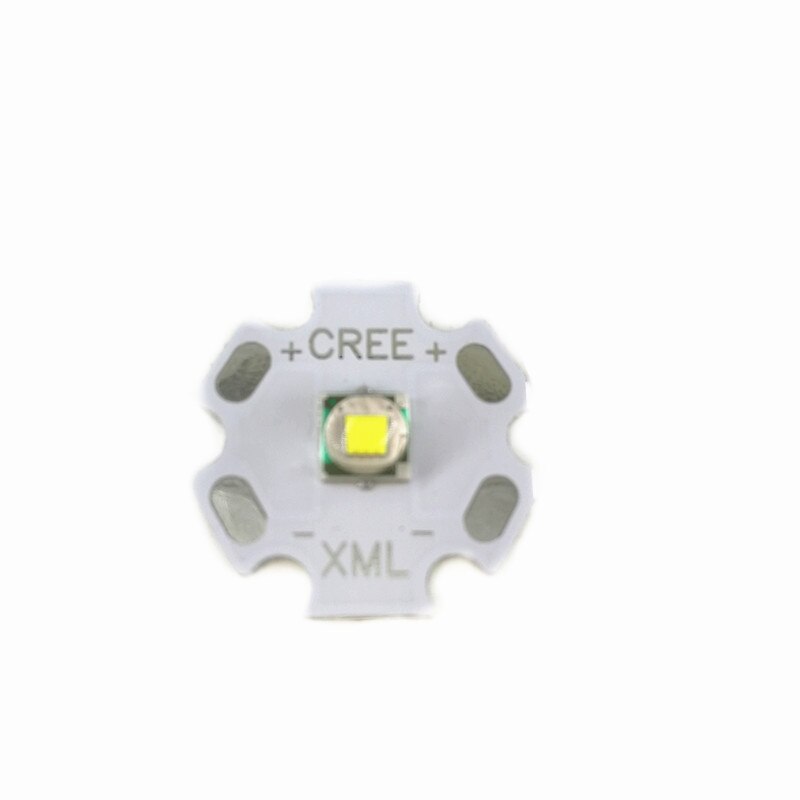 Cree XM-L LED T6 White Light with 20mm star pcb+ 3.7V 5modes led Driver +T6 15degree led Lens with Base Holder kit: only 20mm chip