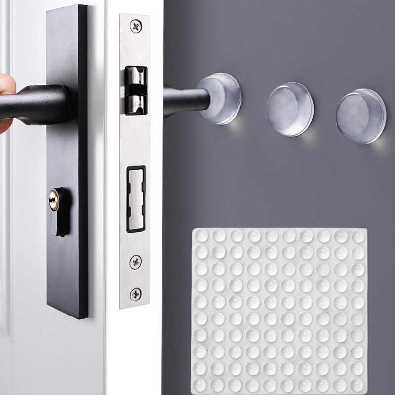 Amortisseur en Silicone auto-adhésif multifonction, protection pour meubles, bloc de porte antidérapant