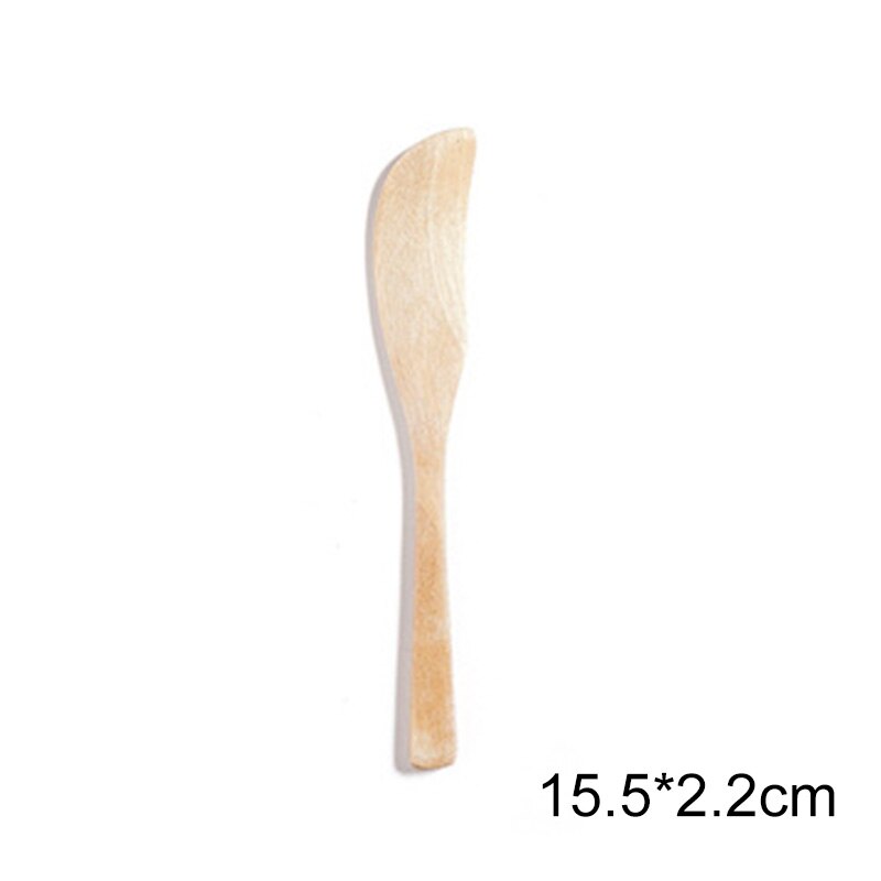 Japanische Und Koreanische Holz Spachtel Lange Griff Mischen Honig Haushalt Massivholz Knödel Messer Mond Kuchen Messer Butter Messer: 05