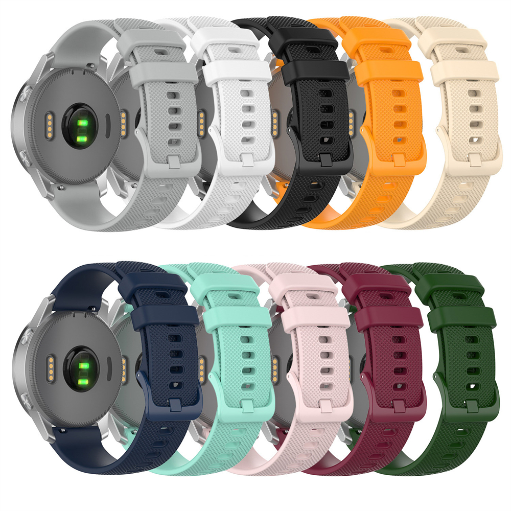 Sports silikone urrem til garmin venu 3 rem, forerunner 265 255 music, vivoactive 4 urrem til garmin venu  sq 2 armbånd