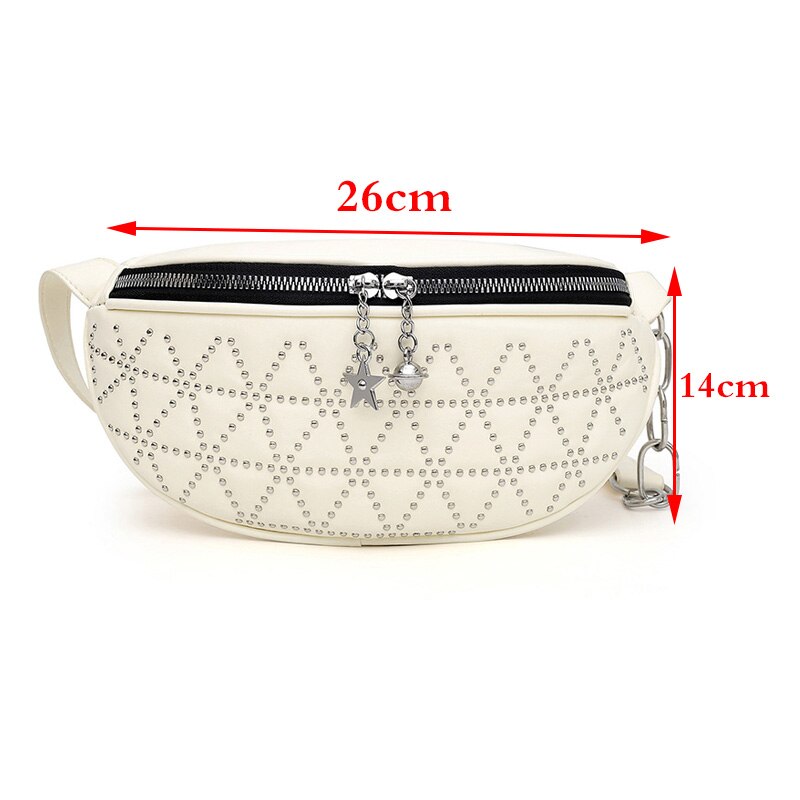 Saco de cintura nova moda à prova dwaterproof água pacote de peito fanny pacote de corrente de cinto feminino treliça pacote de cintura saco de barriga bolsa