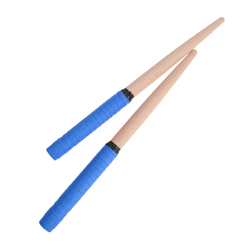 1 Pair 35x2cm Taiko Drum Drumsticks Portable Wooden Drum Sticks Lightweight Percussion Sticks for Drum (Yellow): Blue
