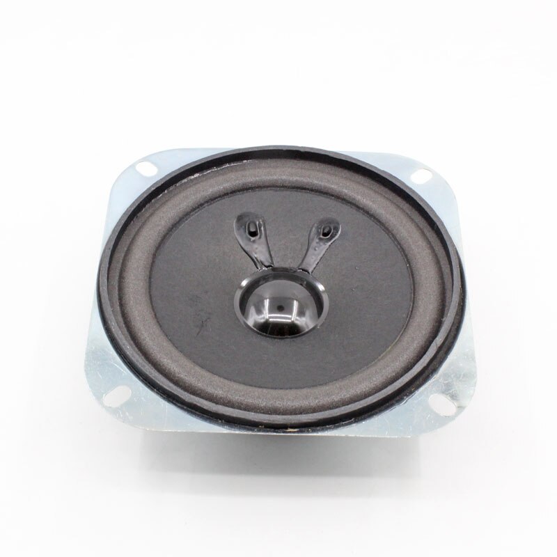 2pcs 4 Ohm 10W Loudspeaker 102MM 4 Inch Square Speaker 60MM External Magnetic Bright Cap Height 37MM