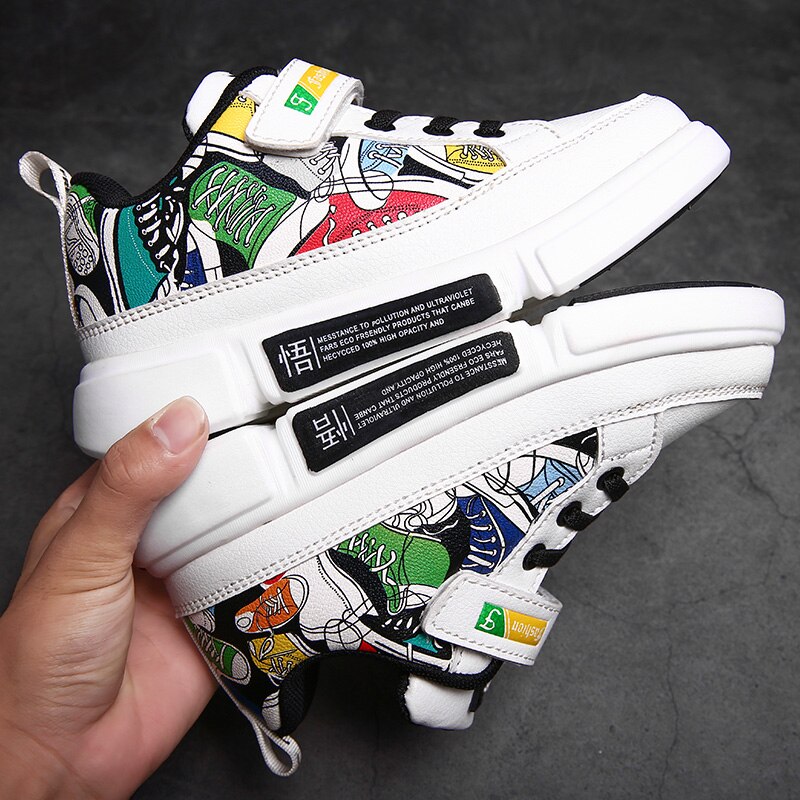 Kinderschoenen jongen kinderen sport casual sneaker lente herfst meisjes schoenen peuter baby pu sneaker meisjes schoenen rubber