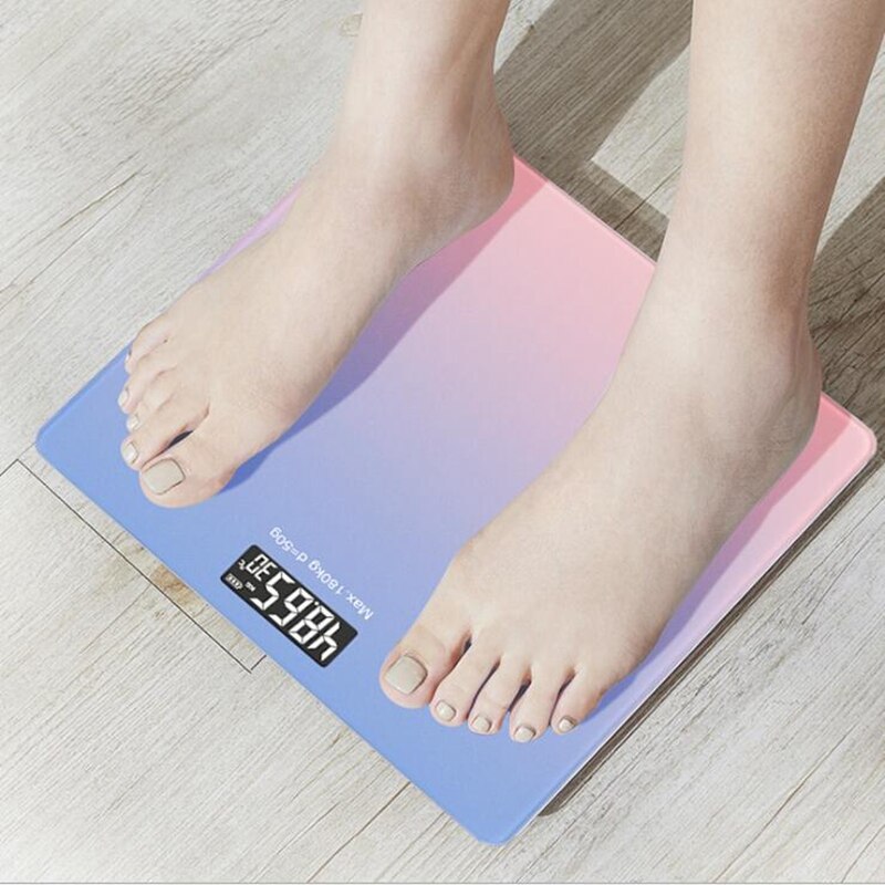 Minibáscula electrónica recargable por USB para pesar el cuerpo humano, báscula electrónica doméstica, báscula corporal saludable