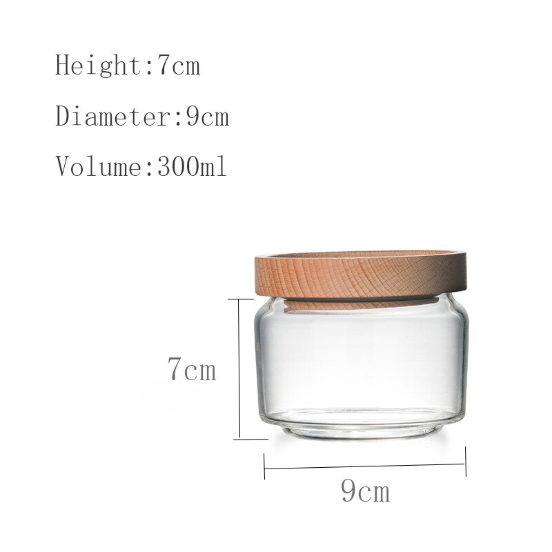 Spice Jars Heatresistant Glass Coffee Jars Tea Se... Grandado
