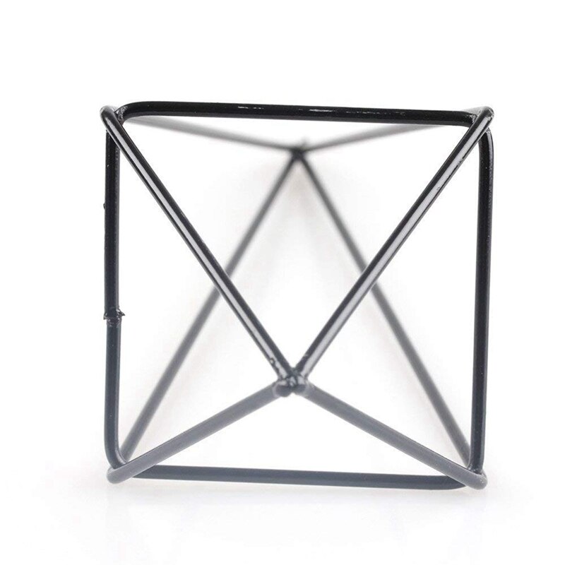 Modern Rustic Art Style Freestanding Hanging Iron Tillandsia Air Plant Rack &amp; Black Towel Ring Hand Towel Rack