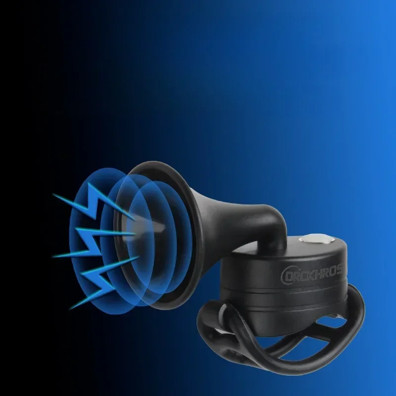 Clacson elettronico per bicicletta Clacson per bici elettrica 120dB Suono di avvertimento forte USB ricaricabile IPX4 Campanello per mountain bike da strada per scooter impermeabile
