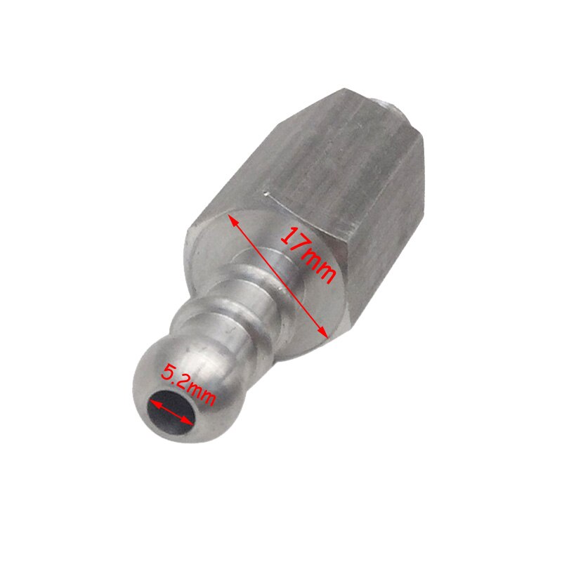 2 kpl kaasulämmittimen venttiilin liitin  m10 * 1 kierre 10mm pagoda alumiiniliitin