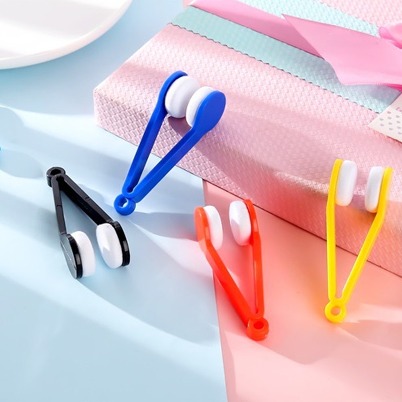 Mini lunettes lunettes de soleil nettoyant lunettes de soleil nettoyant pour vitres lunettes de nettoyage outil de brosse propre