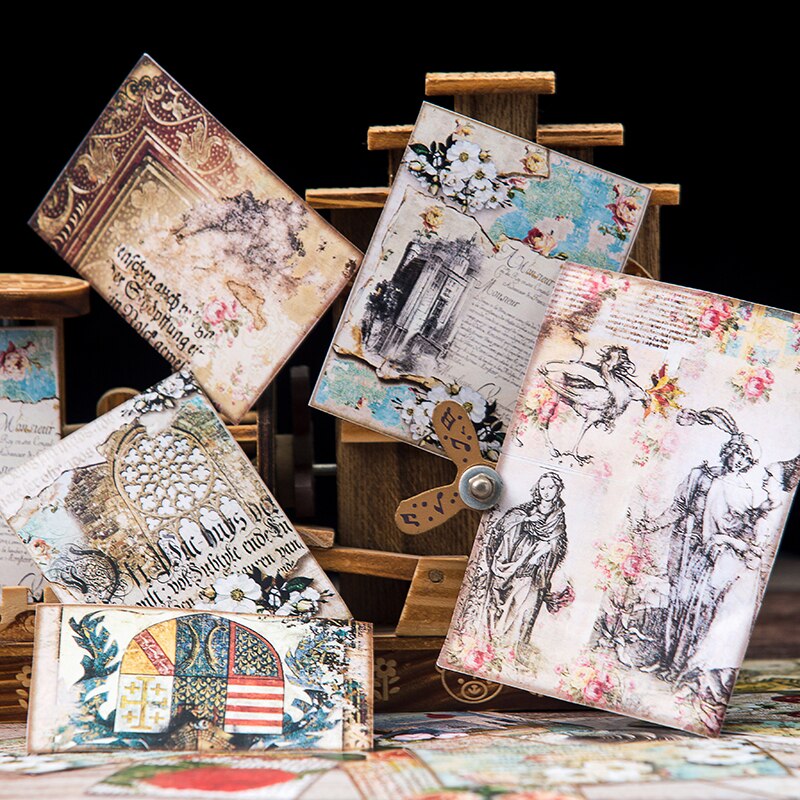 31 unids/pack diario Vintage flor Palacio etiqueta engomada DIY Scrapbooking álbum diario planificador pegatinas