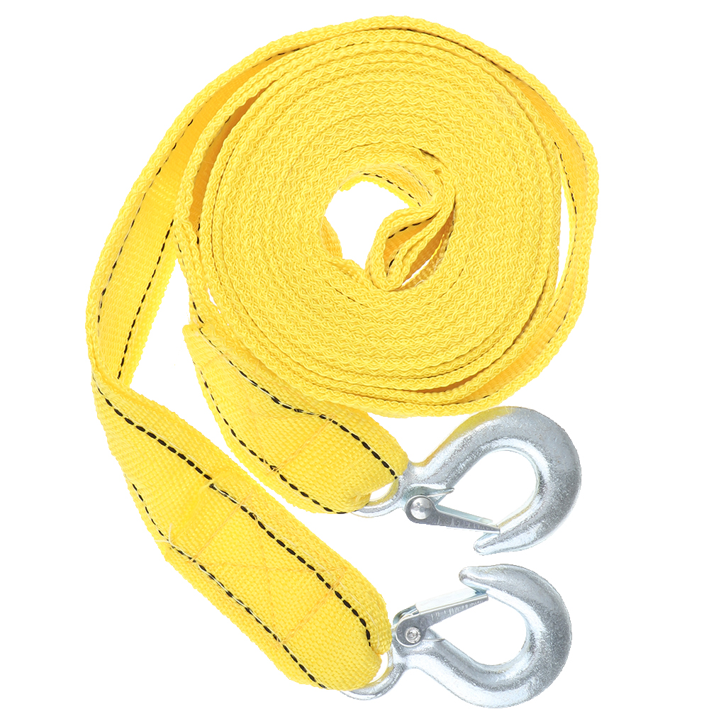 4m X 4.3cm 5 Tons Trailer Strap Double Layer Nylon Strip Color Yellow